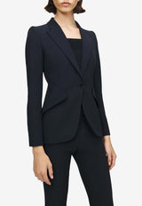 Single-Breasted Buttoned Blazer