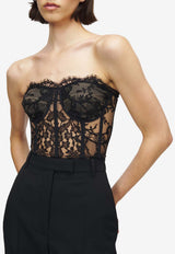 Lace Strapless Corset Top