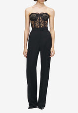 Lace Strapless Corset Top