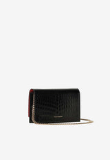 Skull Plaque Crossbody Bag