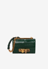 Mini Jeweled Satchel Shoulder Bag