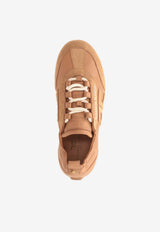 Elisabetta Franchi Low-Top Leather Sneakers Beige SA39G61E2_AI6