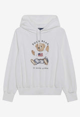 Polo Ralph Lauren Polo Bear Cropped Hoodie White 211A12745001CO/S_POLOR-WHT