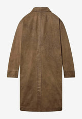 Golden Goose DB Journey Trench Coat Brown GUP02532P002307_55165