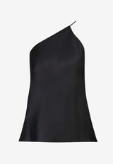 Rick Owens One-Shoulder Slip Top Black RP01F6117CC_09