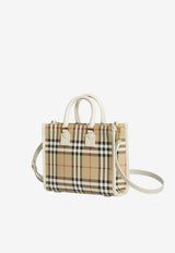 Burberry Mini Freya Tote Bag Beige 8125134--B7348
