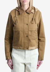 Moncler Aconitum Shirt Jacket Brown L10931A00132-599CL-24N
