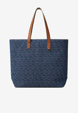 Fendi Medium FF Jacquard Denim Tote Bag Blue 7VA657AUGO/Q_FENDI-F1SCG