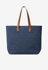 Fendi Medium FF Jacquard Denim Tote Bag Blue 7VA657AUGO/Q_FENDI-F1SCG