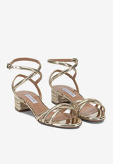 Aquazzura Heatwave 35 Mirrored-Leather Sandals Gold HTWMIDS0SSYSOG_067146bc-d09e-4a63-be91-025132a6bd34