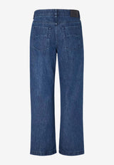 Fendi FF Print Straight-Cut Jeans FLP302AWMM/S_FENDI-F0QA2_310-30