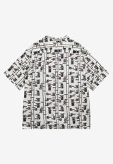 Prada Printed Bowling Shirt White UCS414UMO19GW/S_PRADA-F0S8V