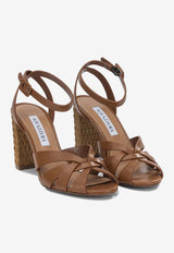 Aquazzura Copacabana 85 Leather Sandals Brown CPAMIDS0CWKTOB_f2168444-d47a-4d0e-b34b-86b81948feb4