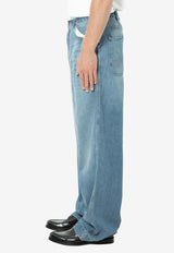 Maison Margiela Wide-Leg Faded Jeans Blue S50KA0711-M30021-963