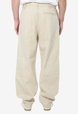 Jacquemus Paysan De-Nimes Denim Pants Beige PAM00550A-D00044-130