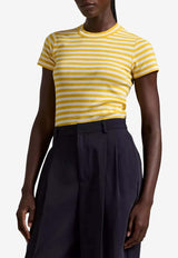Ralph Lauren Striped Crewneck T-shirt Yellow 211891520005_700