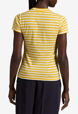 Ralph Lauren Striped Crewneck T-shirt Yellow 211891520005_700