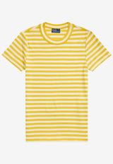 Ralph Lauren Striped Crewneck T-shirt Yellow 211891520005_700