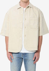 Jacquemus Boxy Denim Shirt Beige SHM00585A-D00044-130