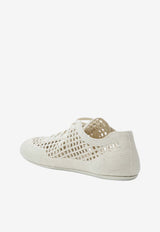 Prada Collapse Crochet Knit Sneakers White 1E360O0052F46/S_PRADA-F0304