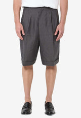 Jacquemus Pastro Bermuda Shorts Gray SOM00537A-W00810-970