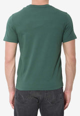 Moncler Tricolor Logo Crewneck T-shirt Green L10918C00074-89B8Q-866