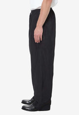 Lemaire Pajama Straight-Leg Pants Black PA1310-LF1022-BK999