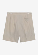 Prada Buttoned Bermuda Shorts Sand UP0423OOO19AM/S_PRADA-F0036
