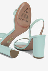 Aquazzura So Nude Block 85 Slingback Sandals Light Blue SNBMIDS0NAPSRZ_73c174df-c58e-4288-b44e-3960904f0697