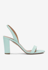 Aquazzura So Nude Block 85 Slingback Sandals Light Blue SNBMIDS0NAPSRZ_73c174df-c58e-4288-b44e-3960904f0697
