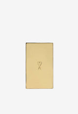 AMI PARIS Small Ami De Coeur Stripe Box Gold UOB005HW0013_A141