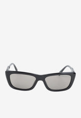 Square-Frame Logo Sunglasses