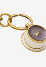 AMI PARIS Ami De Coeur Coffee Cup Keyring Multicolor UKR346HW0014_A140