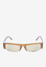 Square Logo Sunglasses