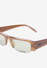 Square Logo Sunglasses