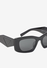 Triangle Logo Cat-Eye Sunglasses