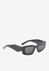 Triangle Logo Cat-Eye Sunglasses