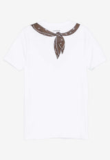 P.A.R.O.S.H. Cote Printed Bandana T-shirt White D110044COTE_886