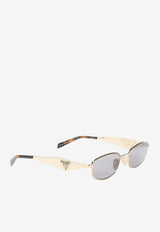 Logo Rectangular Sunglasses