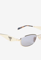 Logo Rectangular Sunglasses