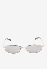 Logo Rectangular Sunglasses