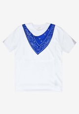 P.A.R.O.S.H. Cote Printed Bandana T-shirt White D110044COTE_883