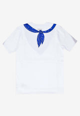 P.A.R.O.S.H. Cote Printed Bandana T-shirt White D110044COTE_883