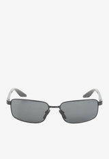 Logo Rectangular Sunglasses