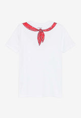 P.A.R.O.S.H. Cote Printed Bandana T-shirt White D110044COTE_809