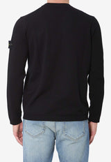 Stone Island Logo Patch Crewneck Sweater Black L1S155100023-S01B2-V0029
