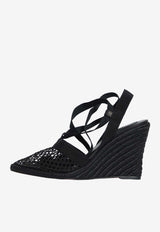 Christian Louboutin Toleda 85 Espadrille Pumps Black 1260566-B439-BLACK