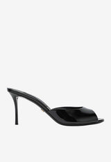 Dolce & Gabbana Keira 95 Patent Leather Mules Black CR2023A1471/S_DOLCE-80999