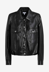 Loewe Nappa Leather Buttoned Jacket Black S540Y34L96LE/S_LOEW-1100