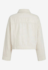 Brunello Cucinelli Monili Buttoned Jacket White ML9967674CO/S_CUCIN-C8739